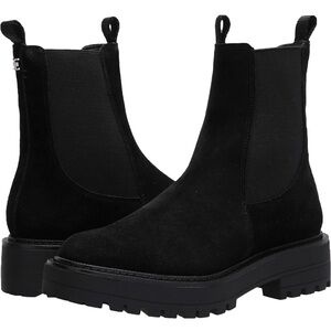 Sam Edelman Womens Laguna Chelsea Boot, Black Suede - Size 11
